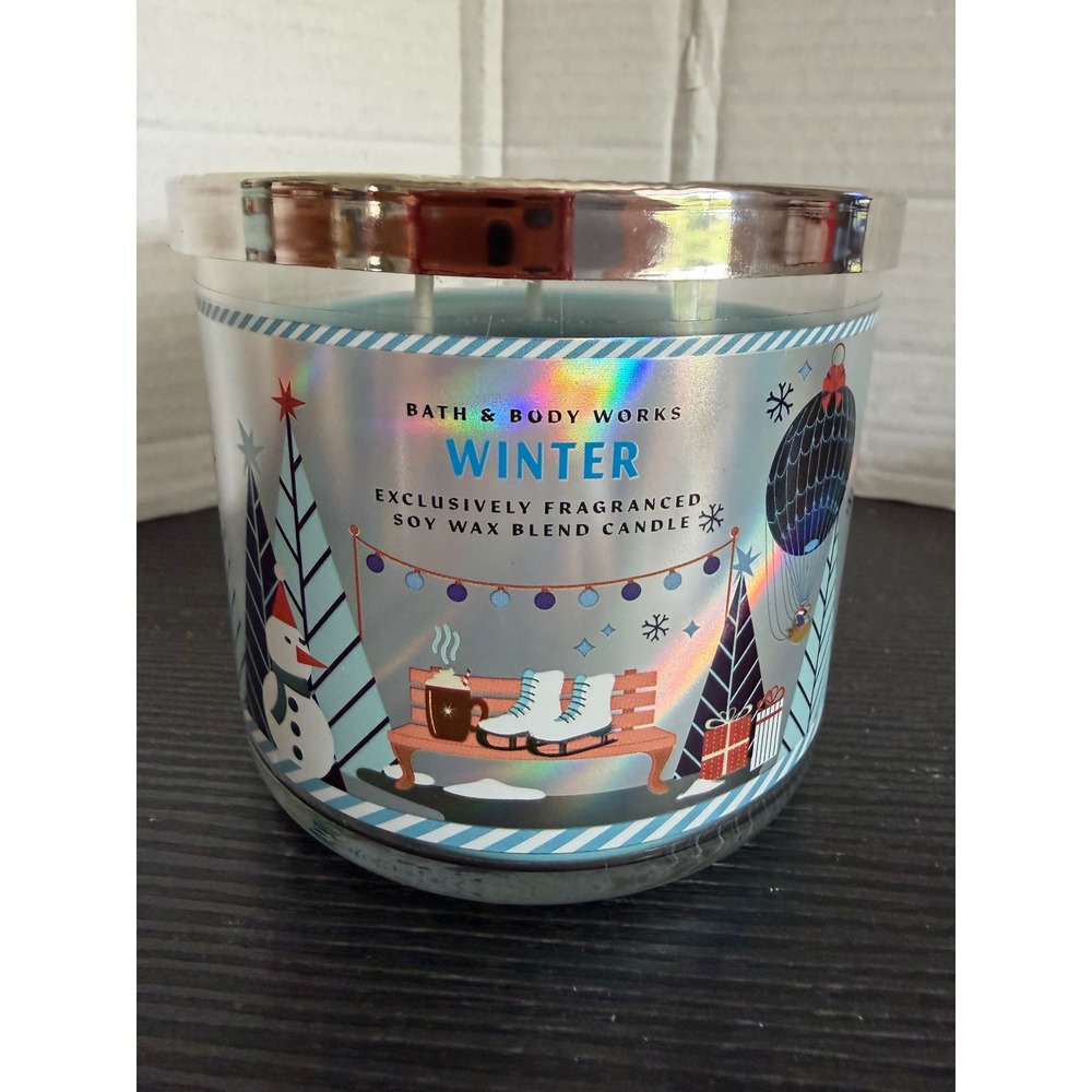 Bath & Body Works Winter 3-Wick Scented Candle 14.5 oz Pine Clementine Clove